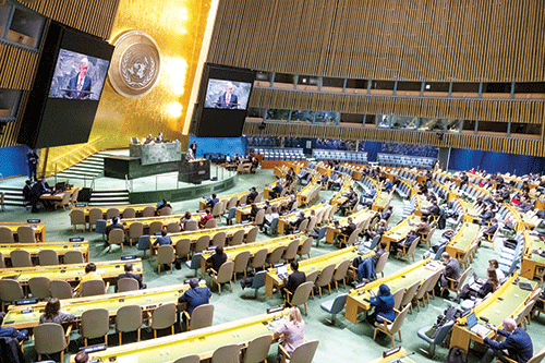 Geingob immortalised at the UN