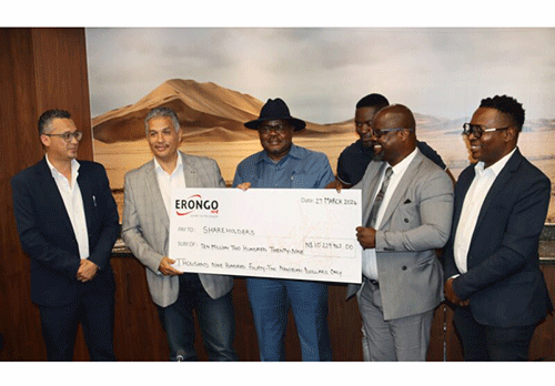 Erongo Red pays dividends