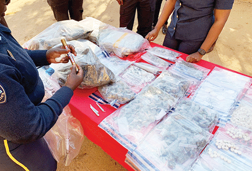 N$1.7m worth of drugs confiscated in April
