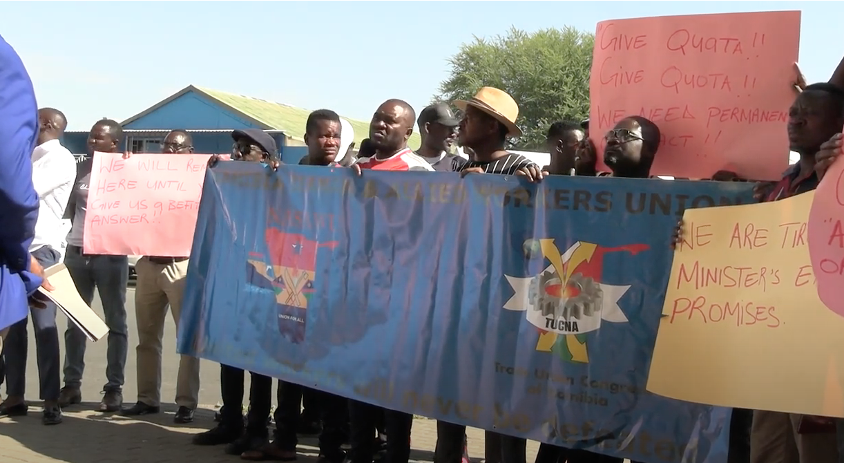 WATCH! Delays in paying N$13 million to shore recruitment