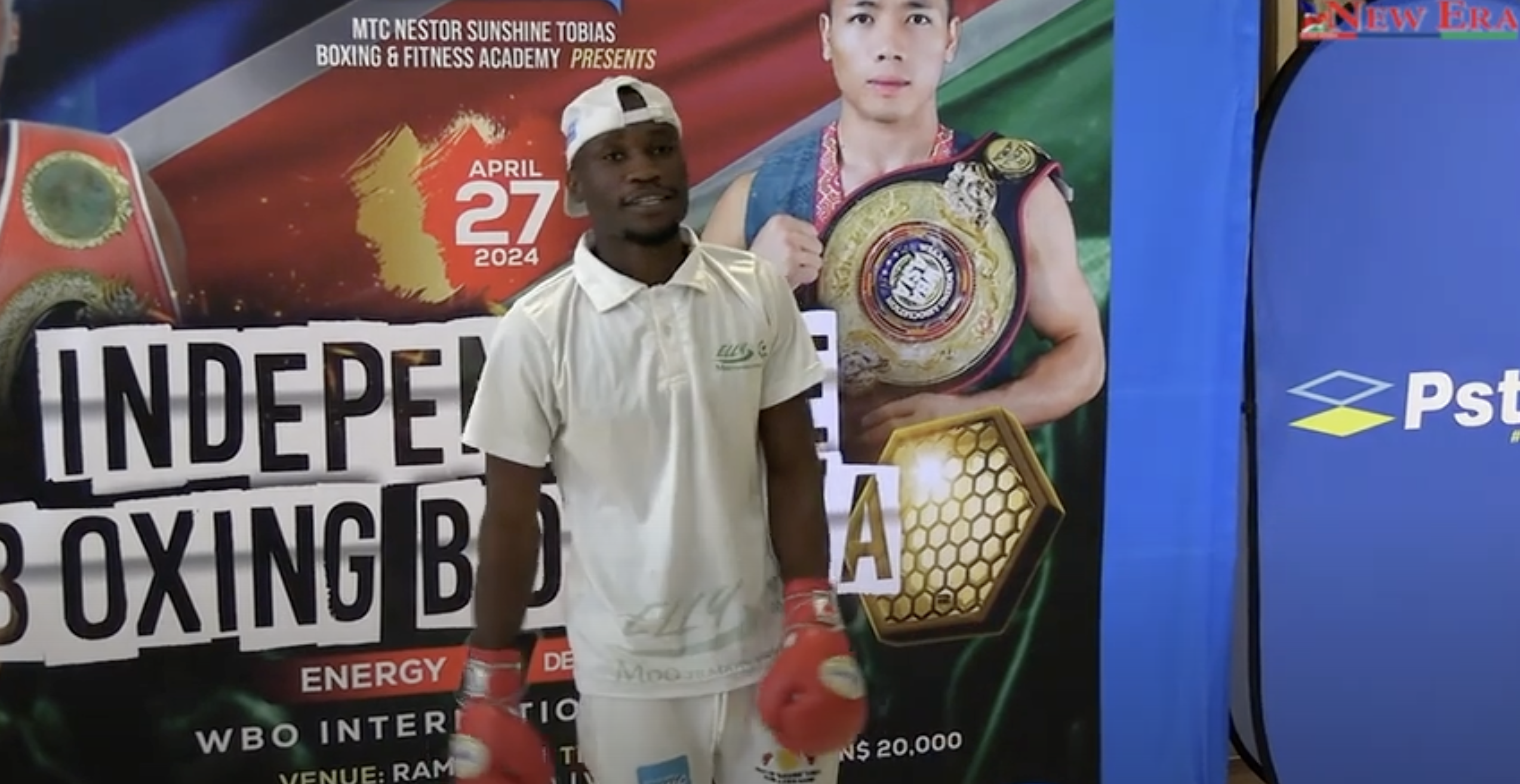 WATCH| Namibian Fillipus ‘Energy’ Nghitumbwa, and his Chinese opponent, Dekang Wang, hit the gym