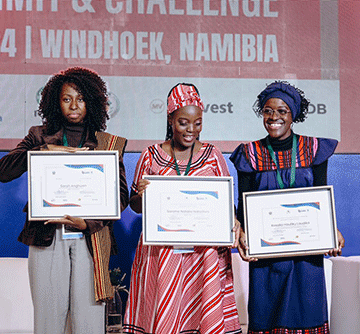 Haufiku receives Africa Youth in  Tourism Summit award