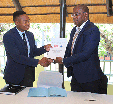 Aims and Nayore join forces  for youth empowerment