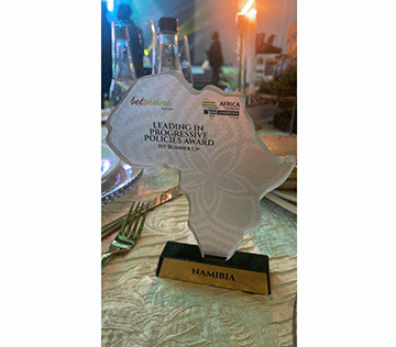 Namibia scoops tourism award