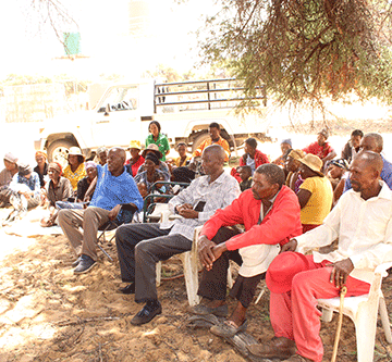 Bakgalagadi yearn  to improve their lives