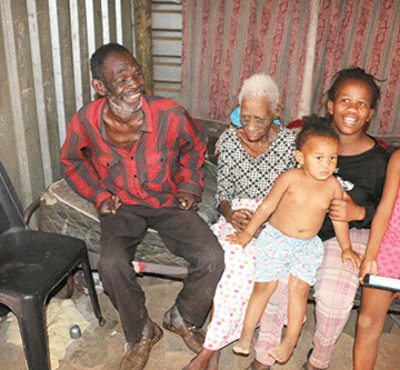 blind couple 4 Pair of eyes, hands for blind grandparents