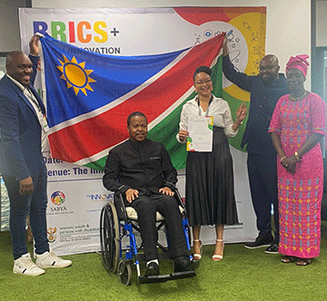 Namibian youth shines at BRICS+ Youth Summit