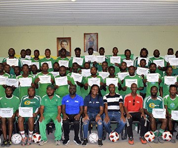 Rundu football coaches trained