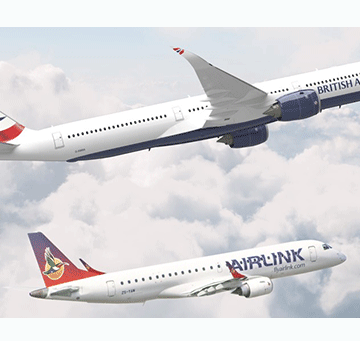 British Airways agrees to codeshare with Airlink