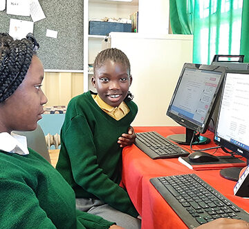 Festus Gonteb primary receives 18 computers