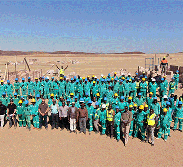 daures Construction of Daures Green Village on track