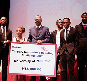 Nust triumphs in Bank of  Namibia 2023 debating challenge