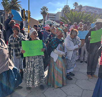 Windhoek pensioners demand debt write-off