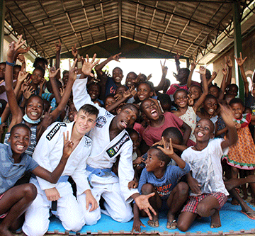 delano kids jpg Delano Muller: Using kickboxing to transform lives