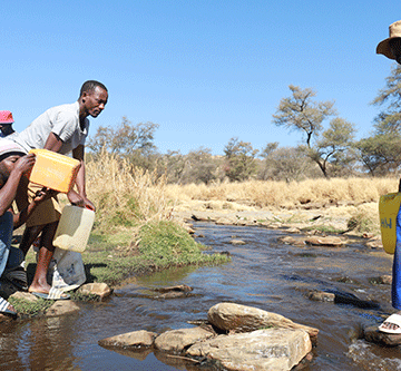 Residents turn to sewer water