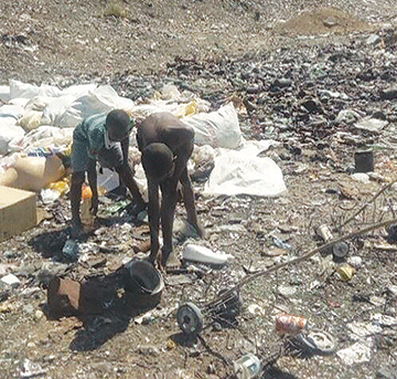 Okakarara residents scavenge dumpsite for survival