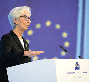 ECB interest rates at peak: Lagarde