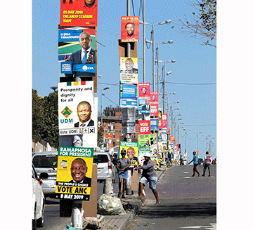 elections 1 ANC rule in balance