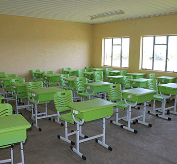 Etunda school 90% complete