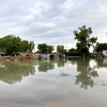 Food vouchers for flood victims