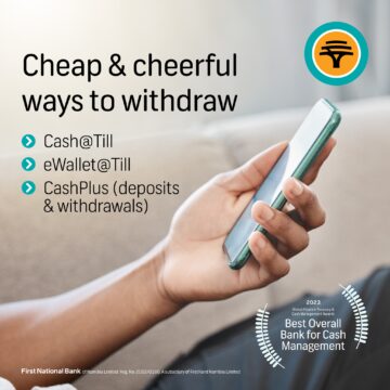 FNB’s CashPlus transaction value surpasses N$100 ml