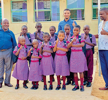 Fredericks’ foundation donates school uniforms