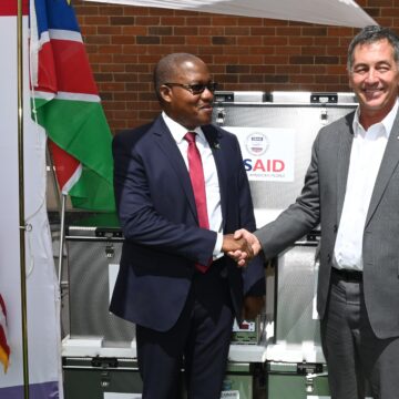 USA hands over freezers  to health ministry