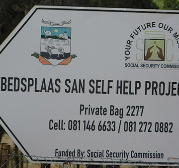 San self-help project transforms lives