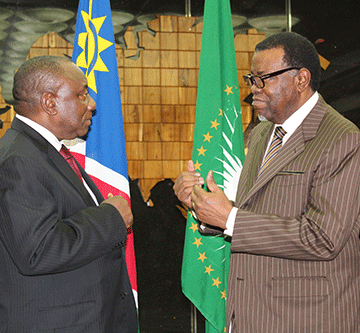 Geingob to host Ramaphosa on Friday