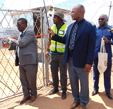 Gobabis VTC electrified with solar power