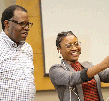 Creatives remember  art patron Geingob