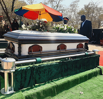 Hishongwa rests at Eenhana shrine