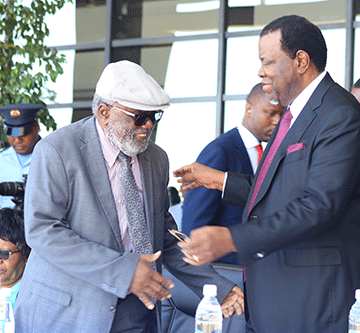 ‘Old’ Pohamba basks in gratitude …as home affairs building is named after him