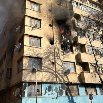 Fire kills two children locked in Johannesburg apartment