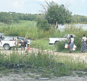 Katima Mulilo without water for days…residents resort to polluted river