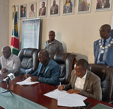 Katima signs agreement to fix roads