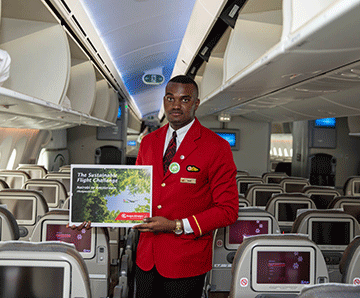 Kenya Airways goes green on Sustainable Flight Challenge