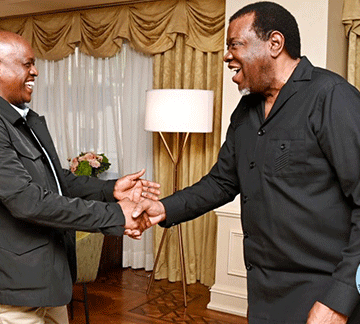 Masisi pays Geingob courtesy call in New York