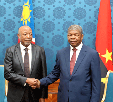 President Mbumba lauds Namibia-Angola friendship