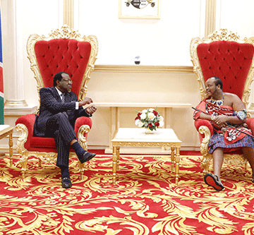 Geingob urges internal Eswatini dialogue 