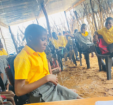 Twapandula learners taught in the mud