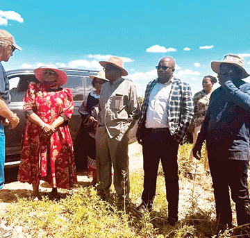 Vice president visits Kavango East green schemes