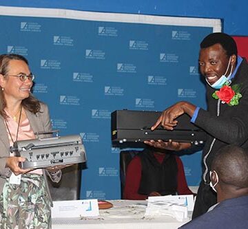 KAS gives Braille equipment to NFVI