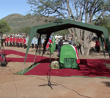 Ngatjizeko laid to rest in home village