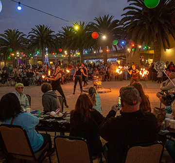 Independence vibes at Swakopmund Night Market