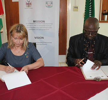 Oshikoto cements ties with Norwegian council