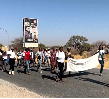 Okahandja informal settlers demand petition back