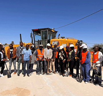 oluno 2 Ondangwa starts N$1.8m road upgrade