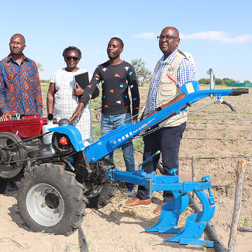 OPM donates tractor to Nakalega irrigation project