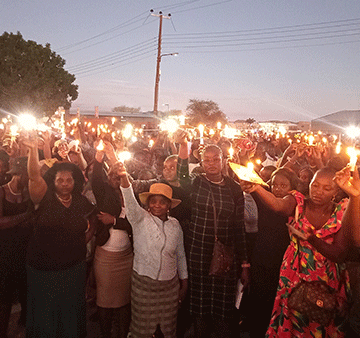 Opuwo mourns Geingob with candlelight vigil